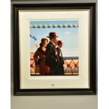 JACK VETTRIANO (SCOTTISH 1951) 'DEFENDERS OF VIRTUE', a limited edition print 56/295, three males