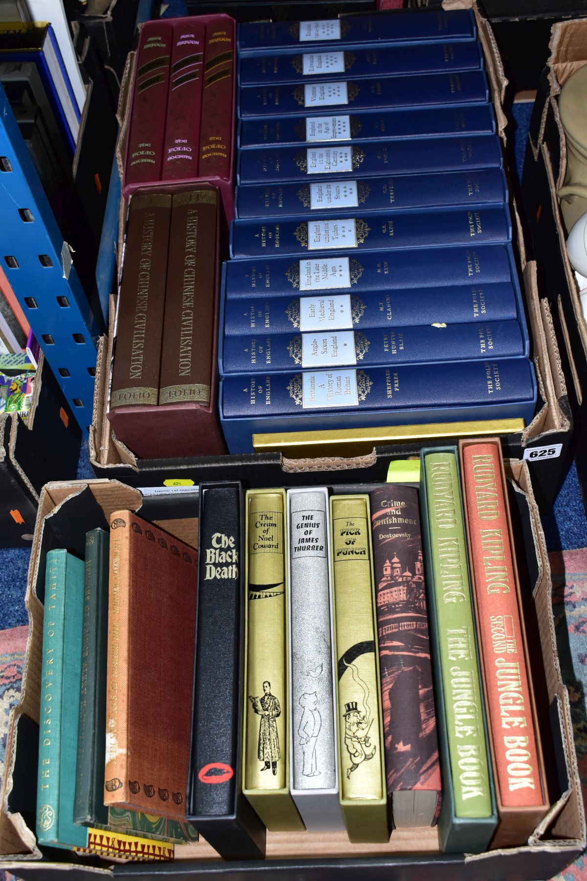 FOLIO SOCIETY BOOKS, a collection of thirty six titles in three boxes, comprising: eleven volumes of