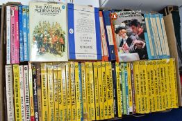 PAPERBACK BOOKS, one box containing ninety collectable titles from the 1950's and 1960's,
