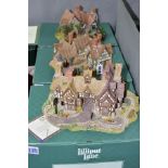 THREE BOXED LILLIPUT LANE SCULPTURES, 'The Almonry' 119 from Founders Choice, with deeds, 'The Kings
