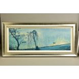 ROLF HARRIS (AUSTRALIAN 1930) 'MIST ON THE THAMES', a limited print 22/195 of a London scene, signed
