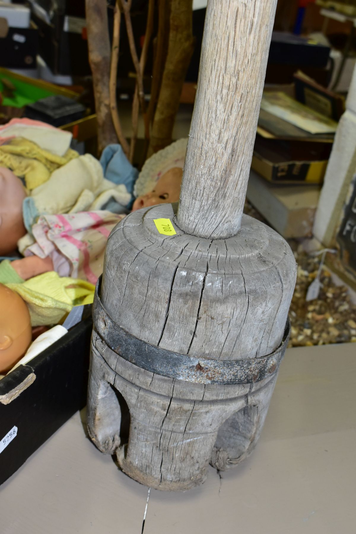 AN ARMAND MARSIELLE BISQUE HEAD BABY DOLL, nape of neck marked 'A.M. Germany 35I./5K', sleeping - Bild 11 aus 12