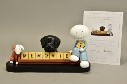 DOUG HYDE (BRITISH 1972) 'MEMORIES', a limited edition sculpture of a boy and his pets 16/95,