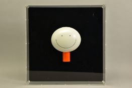 DOUG HYDE (BRITISH 1972) 'THE SMILE' a cold cast porcelain sculpture of a smiling face, no edition