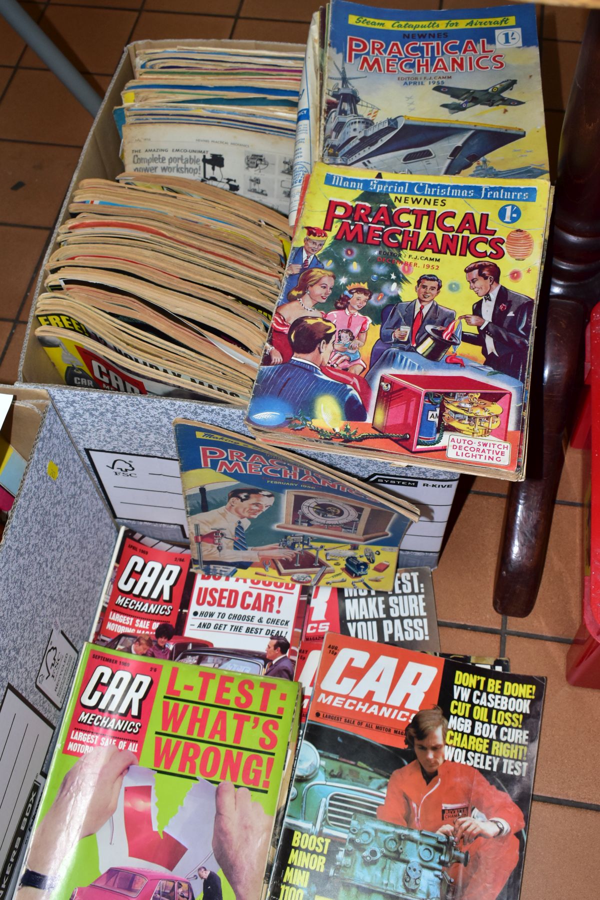 SIX BOXES OF ASSORTED MAGAZINES AND BOOKS, 1960's to date, subjects include Car Mechanic, - Image 16 of 17