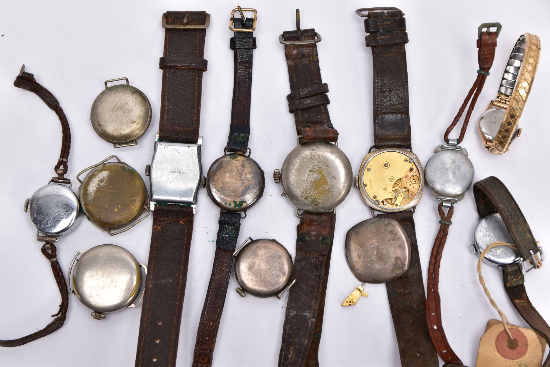 A BAG OF ASSORTED WRISTWATCHES, to include a gold plated ladies watch, signed dial 'Richmond', - Image 9 of 14