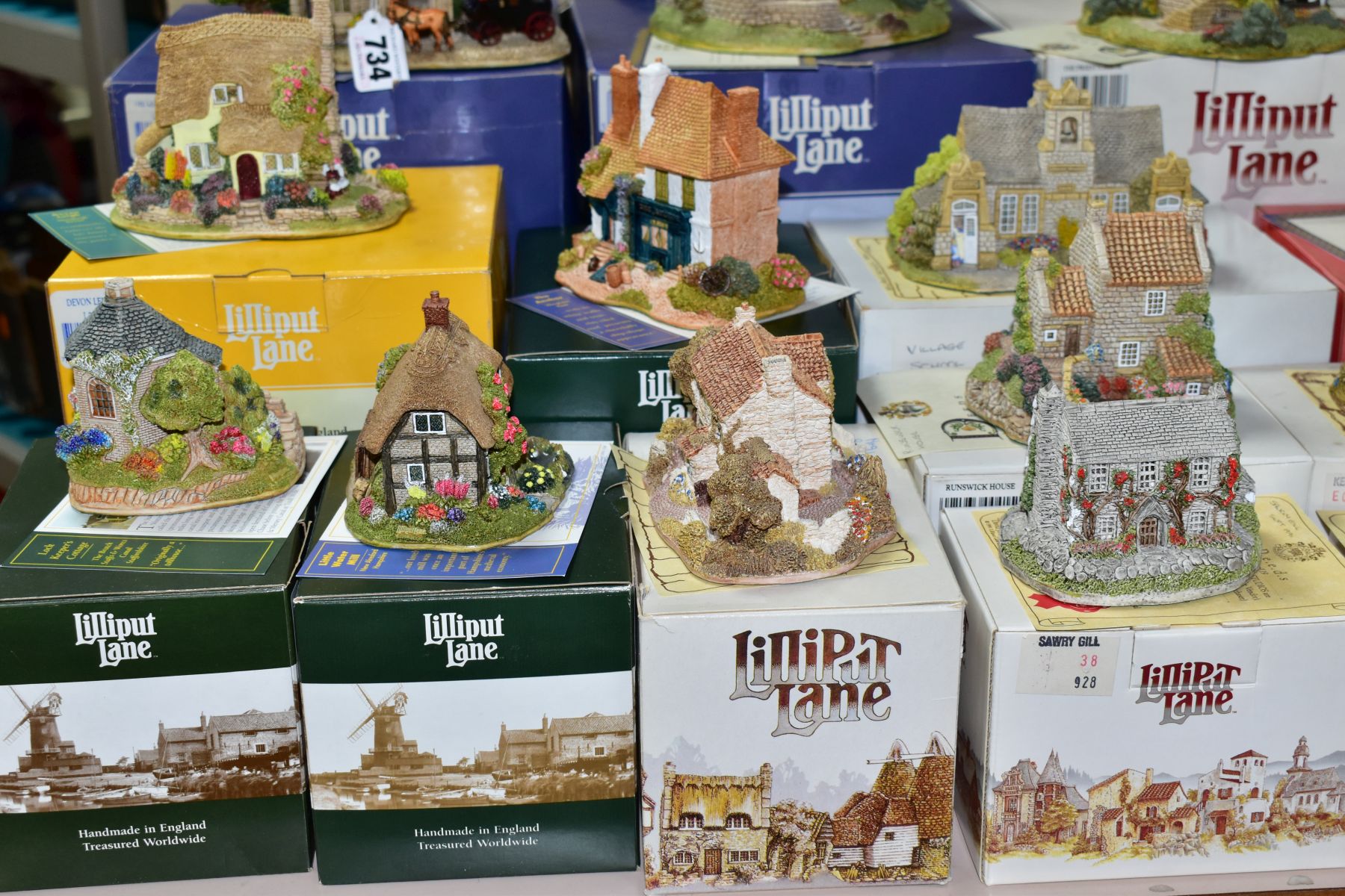 TWENTY THREE BOXED LILLIPUT LANE SCULPTURES FROM THE BRITISH AND NORTH COLLECTIONS, all with - Bild 3 aus 13
