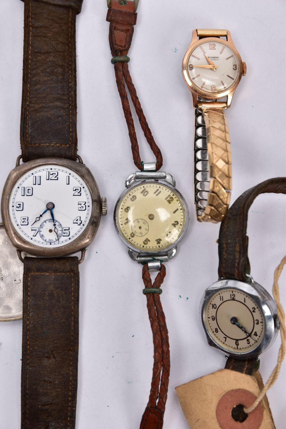 A BAG OF ASSORTED WRISTWATCHES, to include a gold plated ladies watch, signed dial 'Richmond', - Image 4 of 14