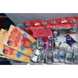 A QUANTITY OF ASSORTED TOYS, ACTION FIGURES AND WATCHES, etc, a quantity of Hero 108 figures,