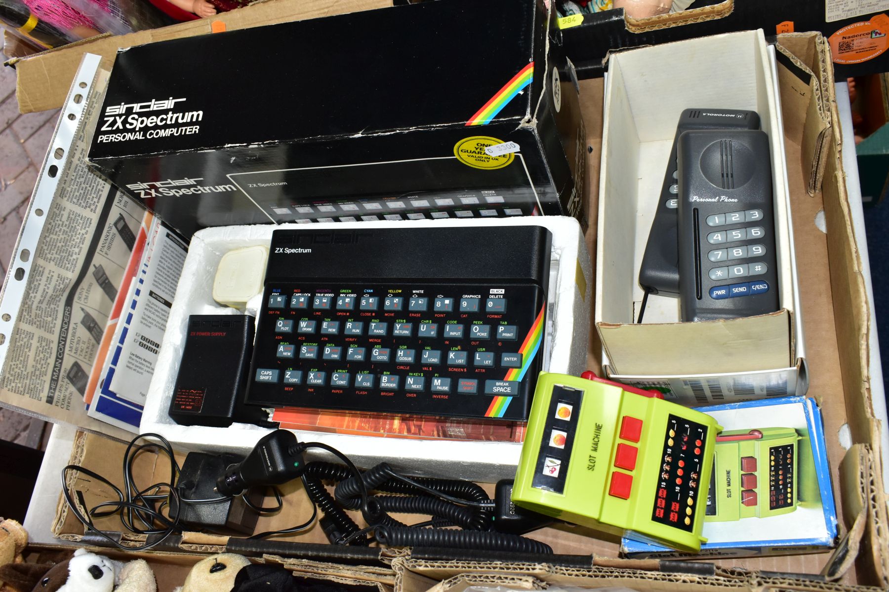 A BOXED SINCLAIR ZX SPECTRUM PERSONAL COMPUTER, includes power supply (not tested or PAT tested),