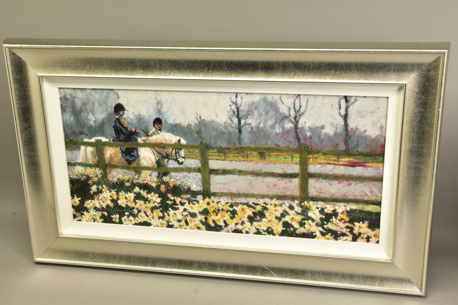 ROLF HARRIS (AUSTRALIAN 1930), 'RIDING IN THE SPRING', a limited edition print of a child riding a - Image 11 of 16