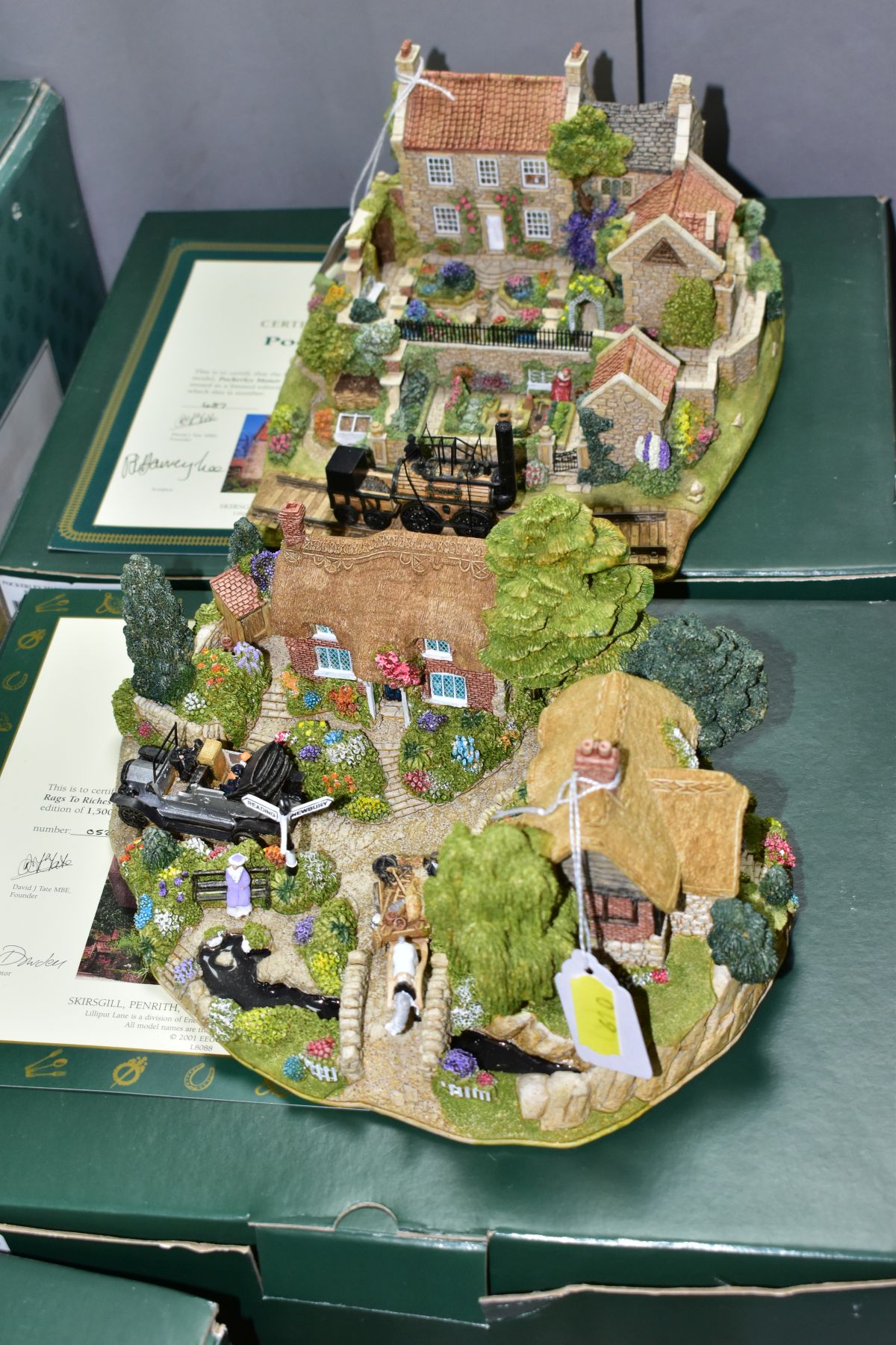 TWO BOXED LIMITED EDITION LILLIPUT LANE SCULPTURES, 'Pockerley Manor Beamish' L2432, No 487/500,