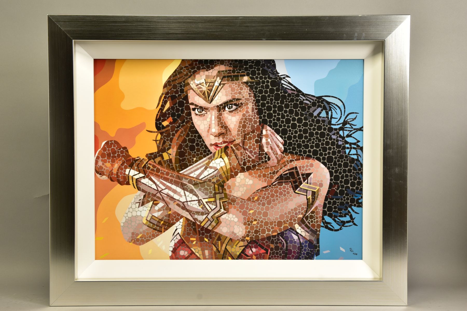 PAUL NORMANSELL (BRITISH 1978) 'THE TIME IS NOW', a limited edition print of Gal Gadot as Wonder