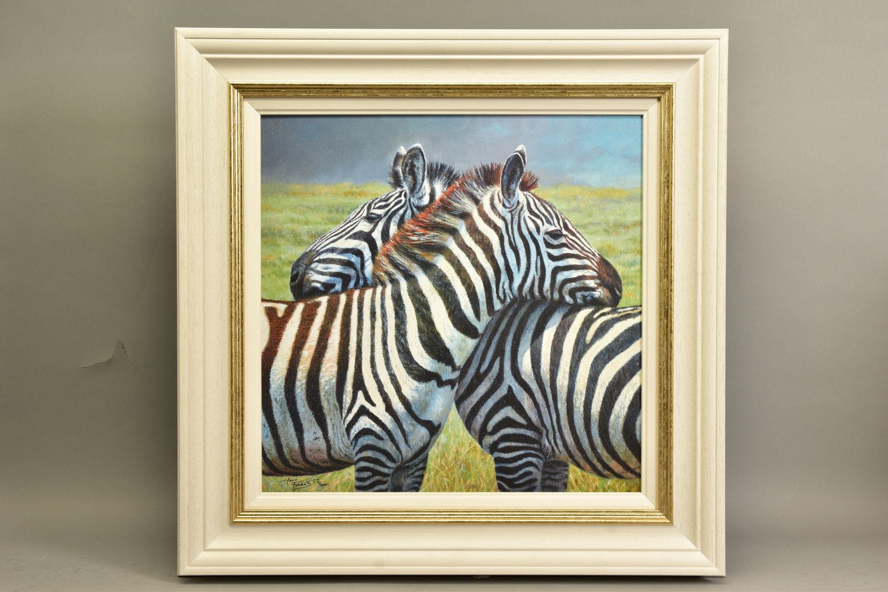 TONY FORREST (BRITISH 1961) 'NEAREST AND DEAREST', an artist proof print of zebras 2/20, signed - Image 2 of 12