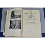 GEORGE STUBBS: THE ANATOMY OF THE HORSE, published in 1938 by G Heywood Hill Ltd, London