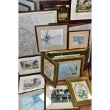 PRINTS, MAPS, MIRRORS AND INDENTURE, to include three signed limited edition Norman Thelwell prints,