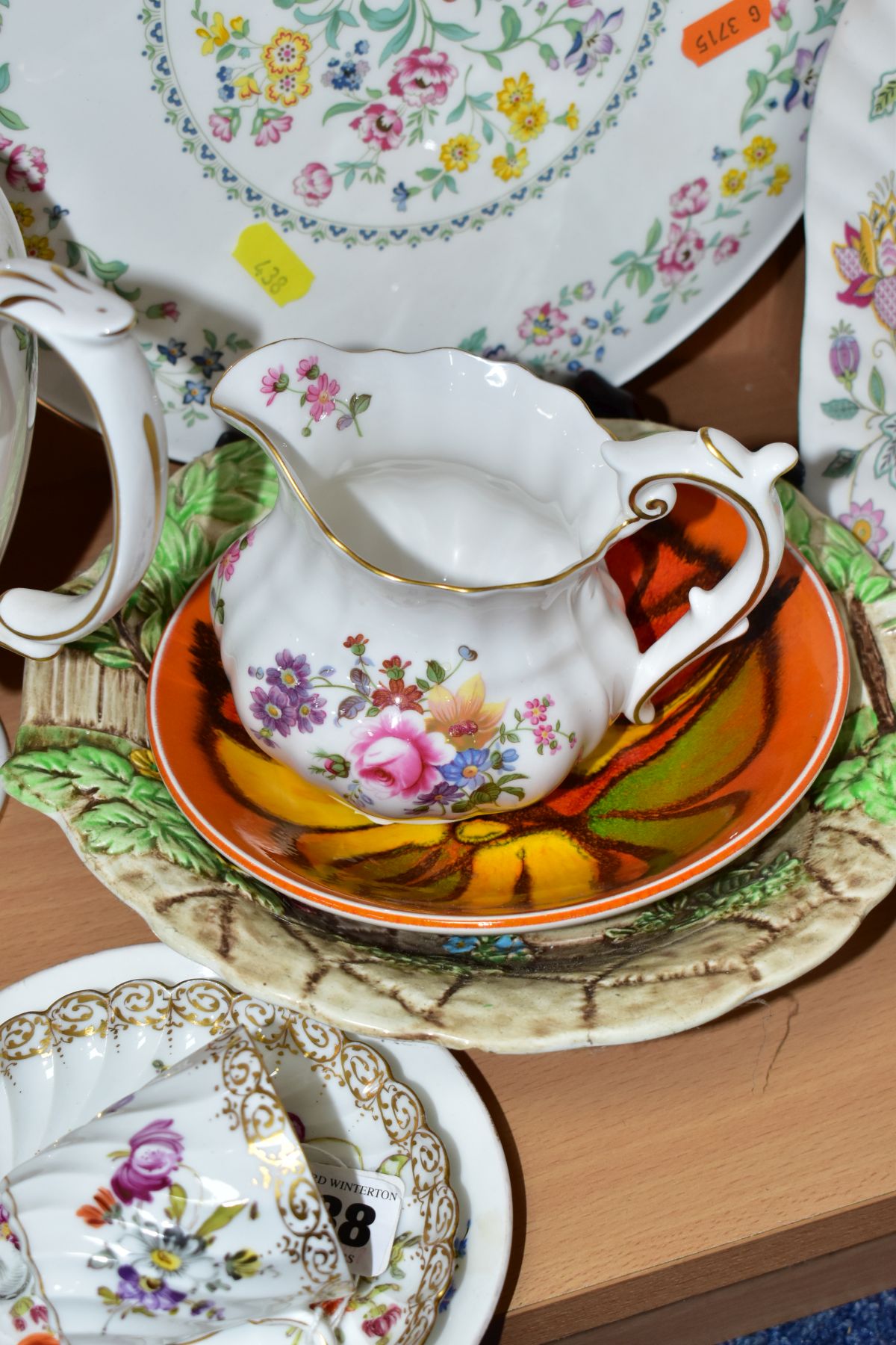 A GROUP OF CERAMICS, to include various cabinet cups and saucers (Dresden, Copeland China, - Image 5 of 16