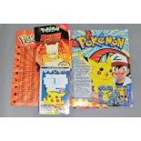 A MERLIN POKEMON SERIES 1 STICKER ALBUM, c. 1999/2000, complete with all stickers and with poster