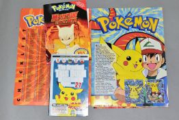 A MERLIN POKEMON SERIES 1 STICKER ALBUM, c. 1999/2000, complete with all stickers and with poster