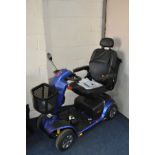 A PRIDE MOBILITY COLT DELUXE 2.0 MOBILITY SCOOTER in nearly new condition with Power supply and