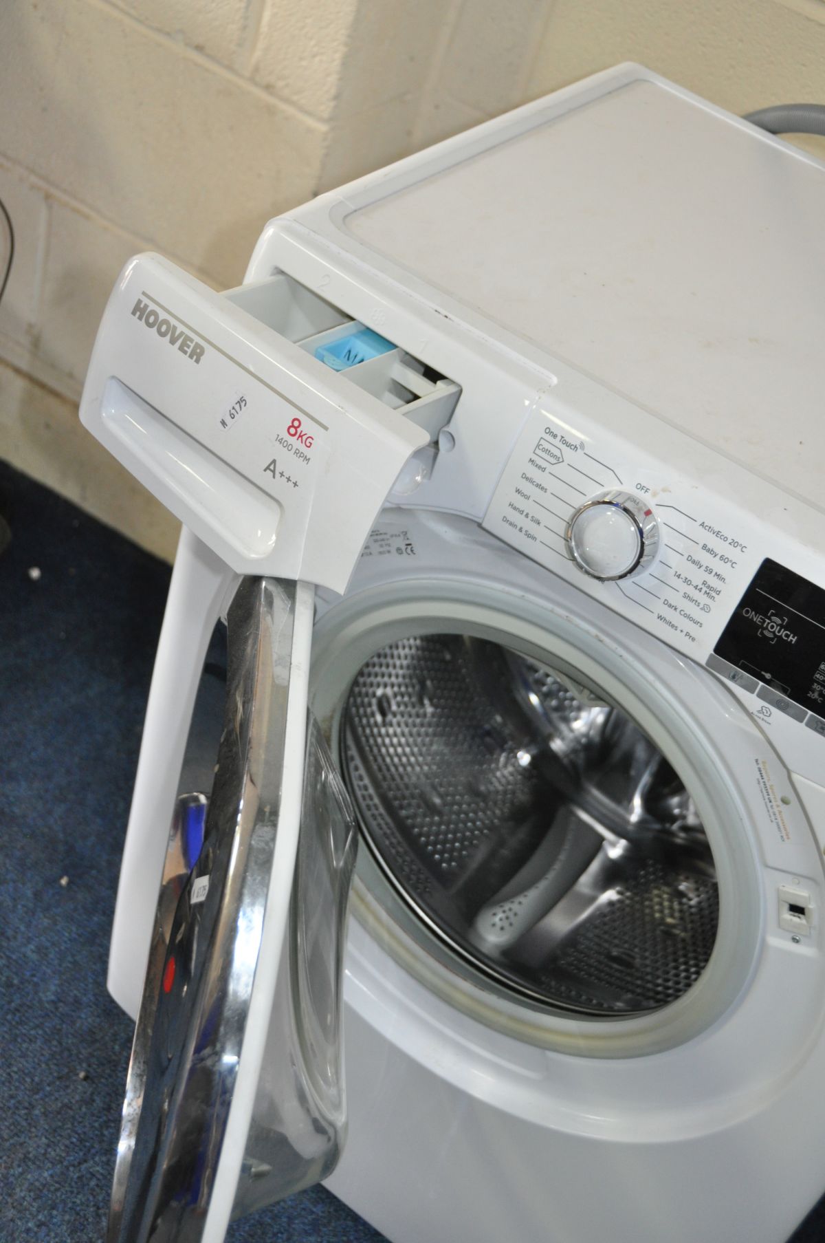 A HOOVER DYNAMIC NEXT WASHING MACHINE (PAT pass and Powers up) - Image 2 of 2