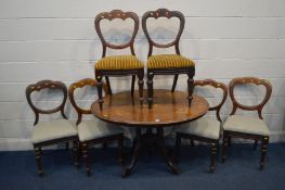 A LATE VICTORIAN WALNUT AND MARQUETRY INLAID LOO TABLE, length 119cm x depth 86cm x height 71cm