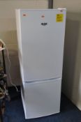 A BUSH FRIDGE FREEZER 51cm wide and 141cm high (PAT pass and working at 0 and -19 degrees)