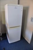 A BEKO TALL FRIDGE FREEZER, frost Free 55cm wide 153cm high (PAT pass and working at 3 and -20