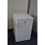 A ZANUSSI UNDER COUNTER FREEZER 55cm wide (PAT pass and working at -20 degrees) (Condition:- Model