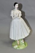 A LIMITED EDITION COALPORT FIGURE 'Dame Alicia Markova' from The Royal Academy of Dancing Collection