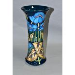 A MOORCROFT POTTERY LIMITED EDITION COLLECTORS CLUB, 'Blue Rhapsody' pattern vase, designed by