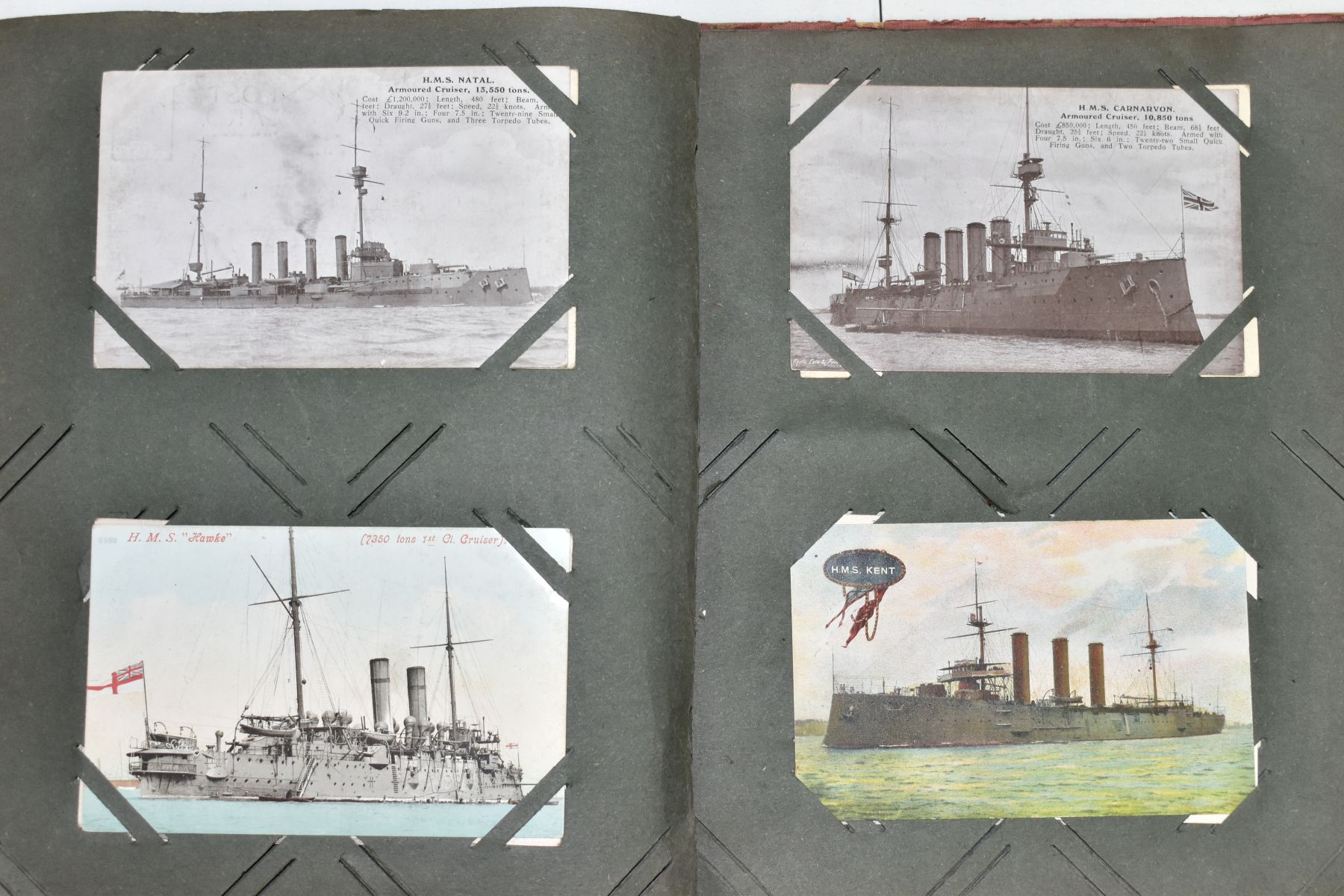 POSTCARDS, one album containing approximately one hundred and fifty WWI era Naval Battleship - Image 11 of 11
