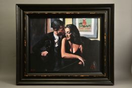 FABIAN PEREZ (ARGENTINA 1967) 'PROPOSAL AT HOTEL DU VIN', a limited edition print 36/95, male and