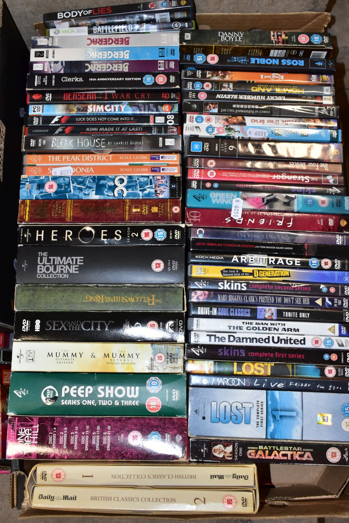 FOUR BOXES OF DVD'S, CD'S AND LOOSE including two boxed sets of DVD's, a boxed CD collection ' - Image 4 of 6
