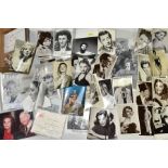 CELEBRITY PHOTOGRAPHS/AUTOGRAPHS, a collection of fifty photographs, some individually signed,
