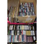 FIVE BOXES OF DVD'S, CD'S, VINYL, LP'S, TAPES, ETC, including DVD: The Da Vinci Code', 'Coco