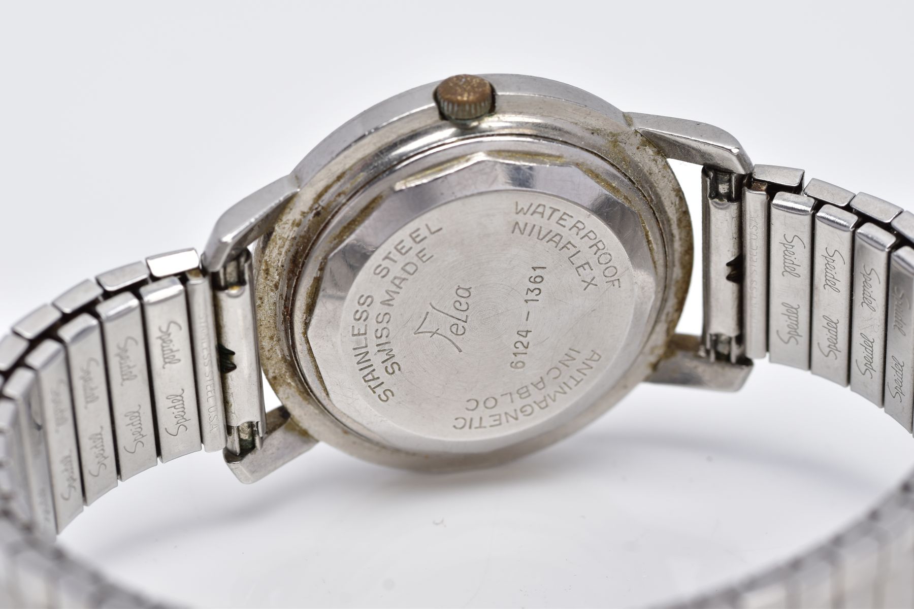 A GENTS 'FELCA SPORTSMASTER' WRISTWATCH, round silver dial signed 'Felca Sports master, - Image 5 of 5