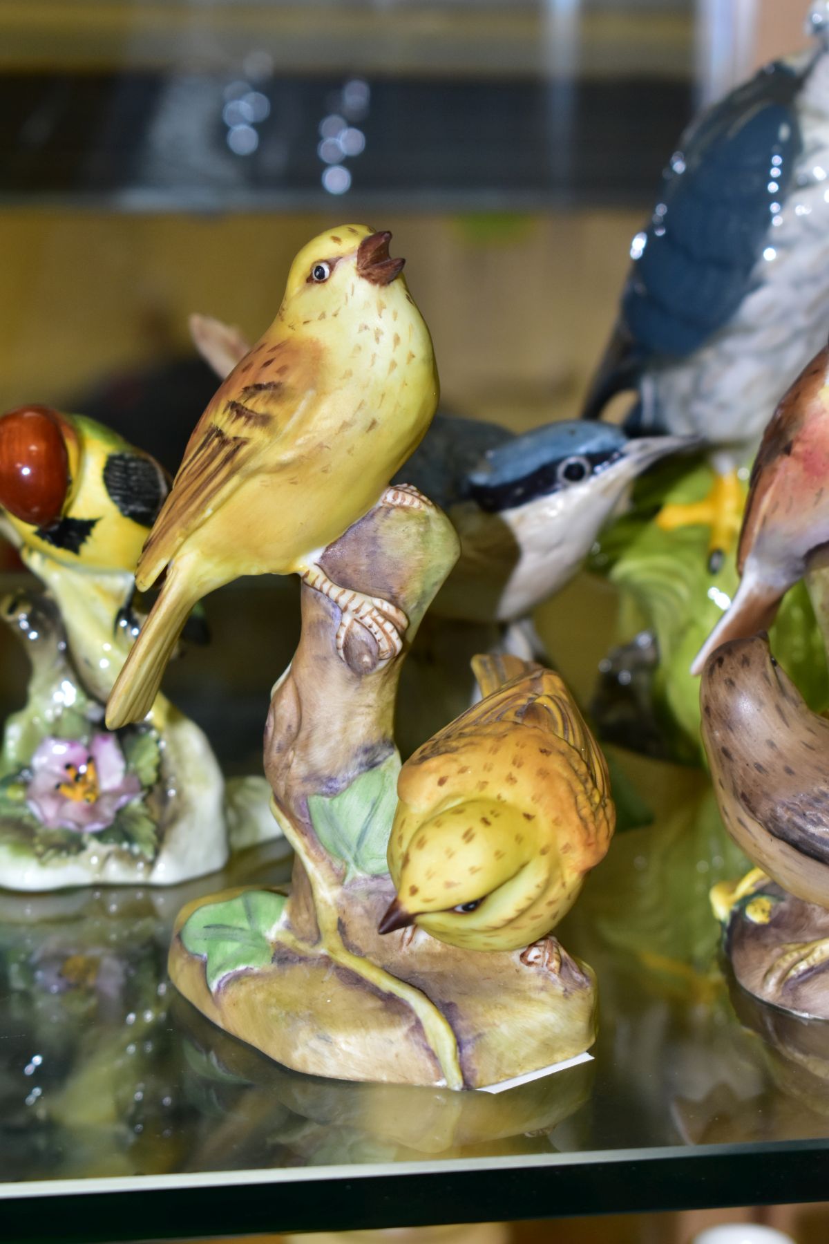 SIX VARIOUS ORNAMENTAL BIRDS, comprising a Beswick 'Golden Eagle Decanter' for Beneagles Scotch - Image 3 of 8