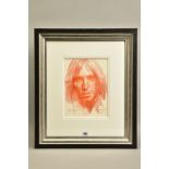 ZINSKY (BRITISH CONTEMPORARY) 'TOM PETTY' a portrait of the American rock star, signed and titled to