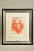 ZINSKY (BRITISH CONTEMPORARY) 'TOM PETTY' a portrait of the American rock star, signed and titled to
