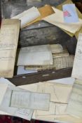 INDENTURES, a large collection of conveyances, deeds and plans mainly concerning coal mining in
