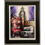 SAMANTHA ELLIS (BRITISH 1992) 'PLAYING FOR TIME' a limited edition print of London icons 41/195,