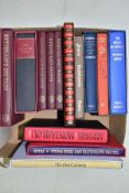 THE FOLIO SOCIETY, thirteen titles and one other comprising The First Colonists, Hakluyt's Voyages