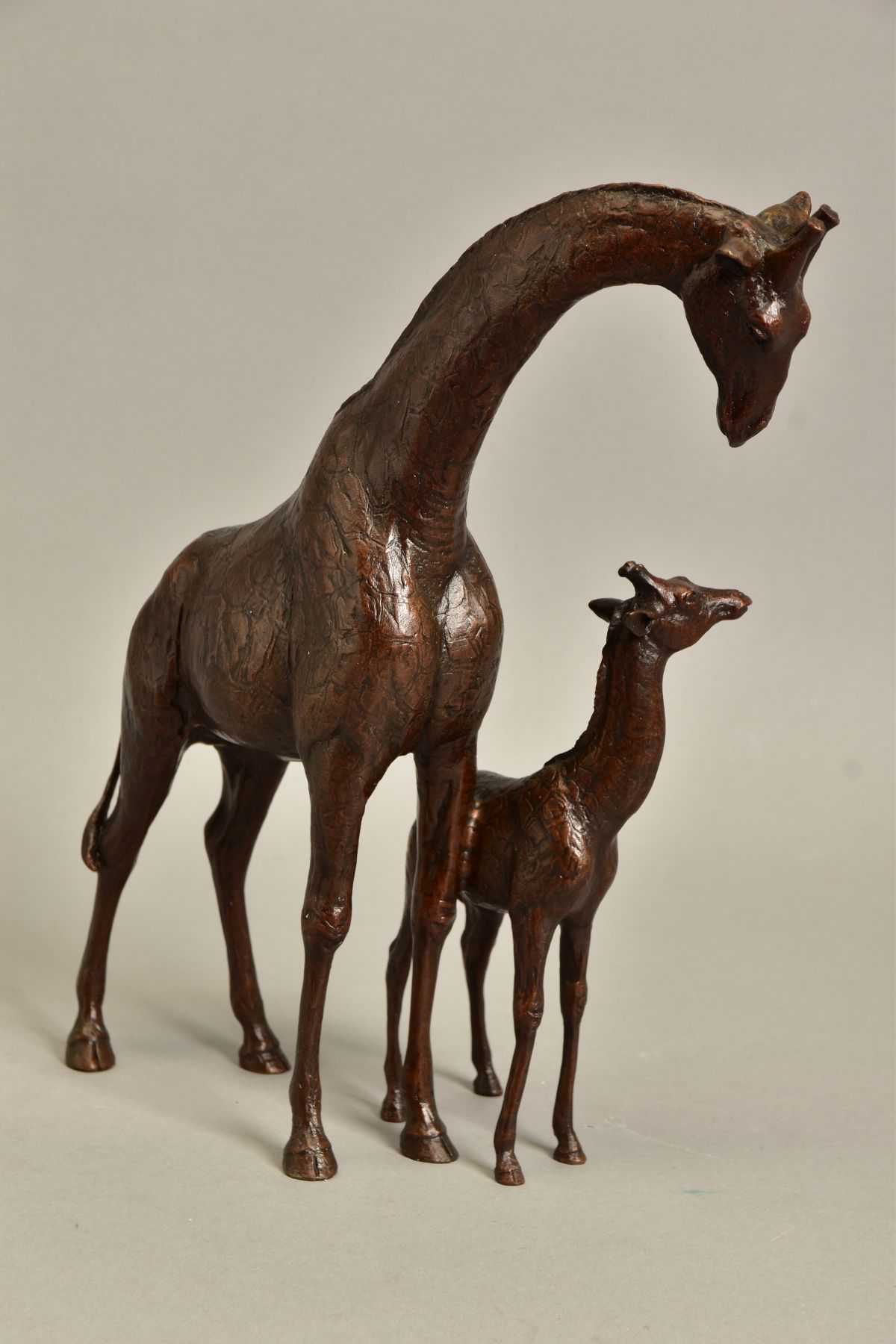 MICHAEL SIMPSON (BRITISH CONTEMPORARY) 'HIGH HOPES', a limited edition bronze sculpture of a giraffe - Image 3 of 5