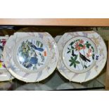 A SET OF EIGHT ROYAL WORCESTER THE JOHN JAMES AUDUBON BIRDS OF AMERICA CABINET PLATES six with