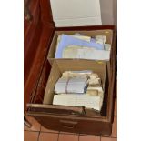 INDENTURES, a large metal trunk containing two boxes of several hundred Indentures, Conveyances,