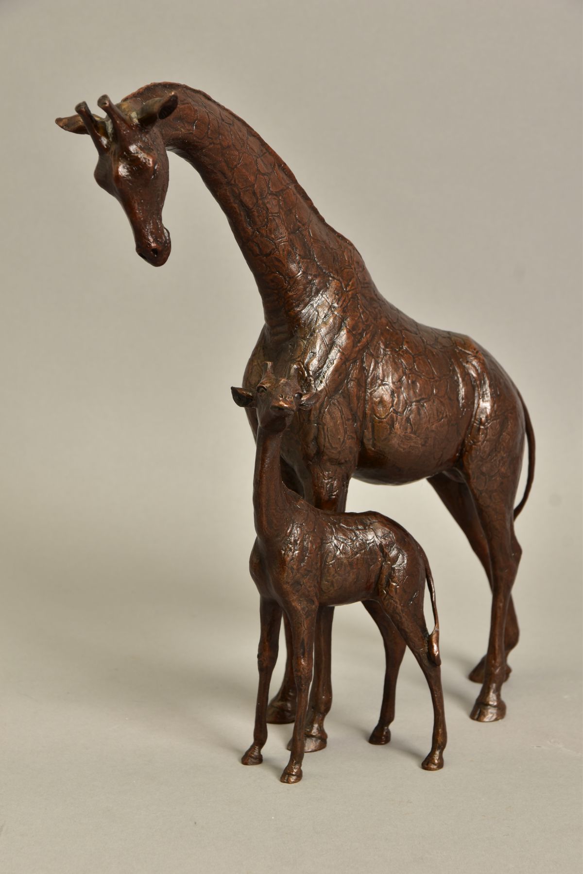 MICHAEL SIMPSON (BRITISH CONTEMPORARY) 'HIGH HOPES', a limited edition bronze sculpture of a giraffe - Image 2 of 5