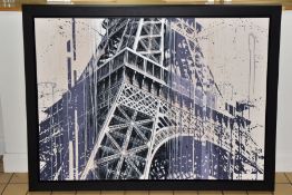 KRIS HARDY (BRITISH 1978) 'EIFFEL TOWER VIEW', a study of the Parisian landmark, signed bottom