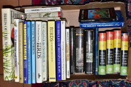 BOOKS, one box containing twenty two titles relating to Birds, Fish, Mammals and Encyclopaedic