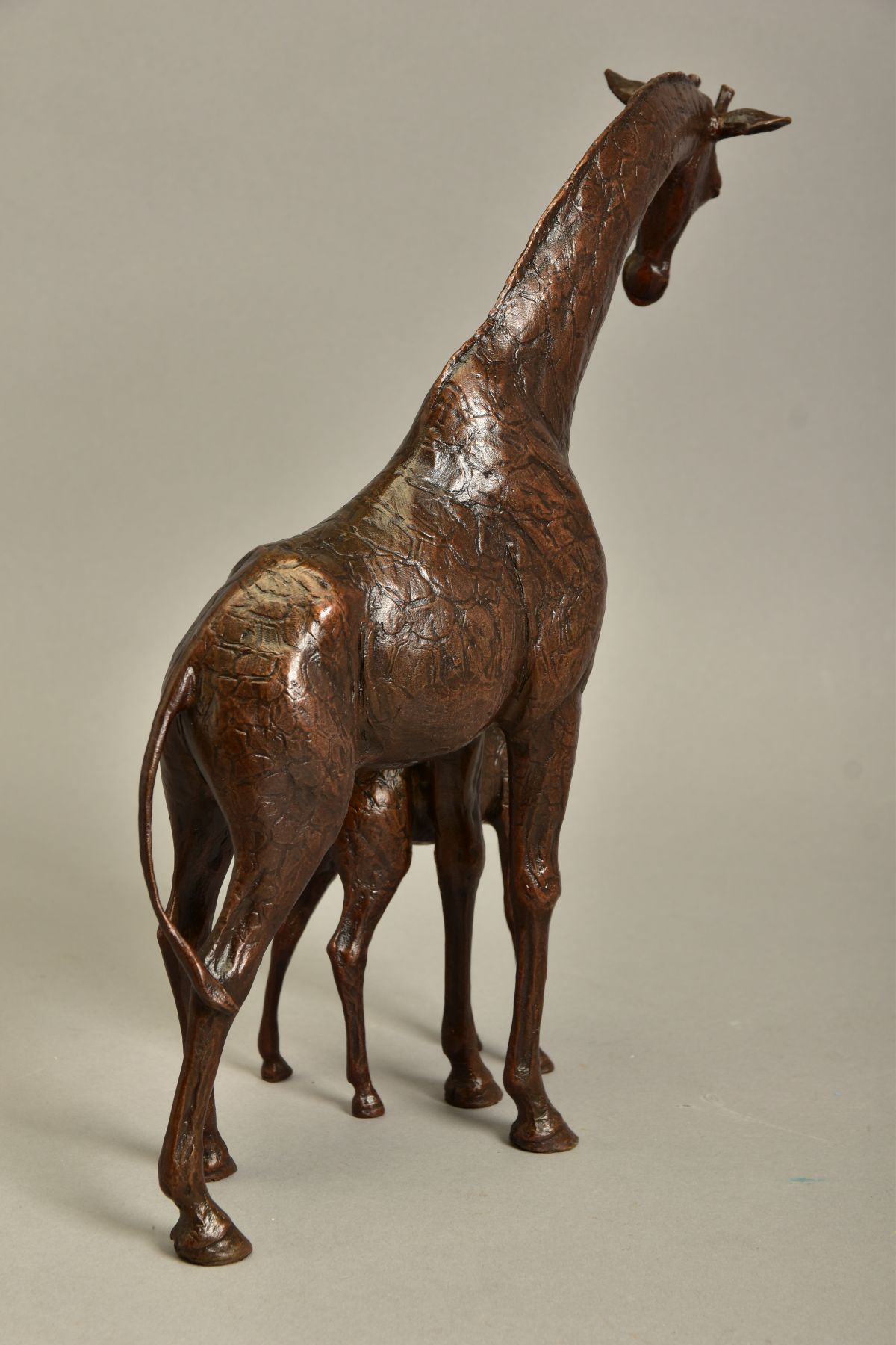 MICHAEL SIMPSON (BRITISH CONTEMPORARY) 'HIGH HOPES', a limited edition bronze sculpture of a giraffe - Image 4 of 5